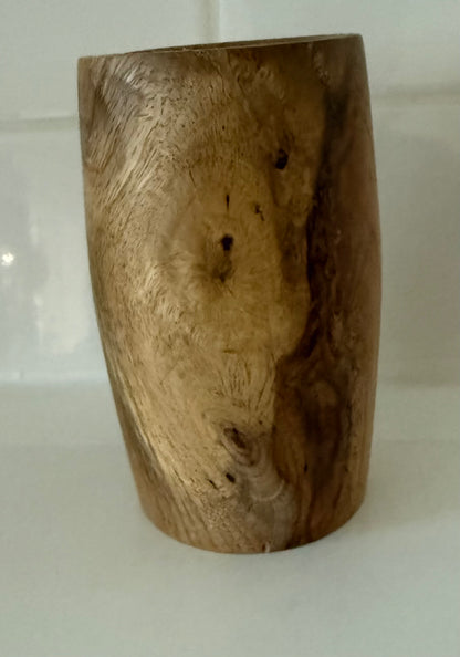Handcrafted wooden vase by Today’s Hobbies perfect as a handcrafted gift for home office decor